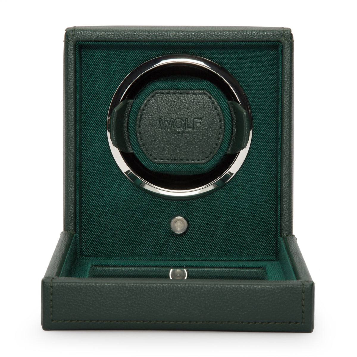 Cub Single Watch Winder With Cover (GREEN)