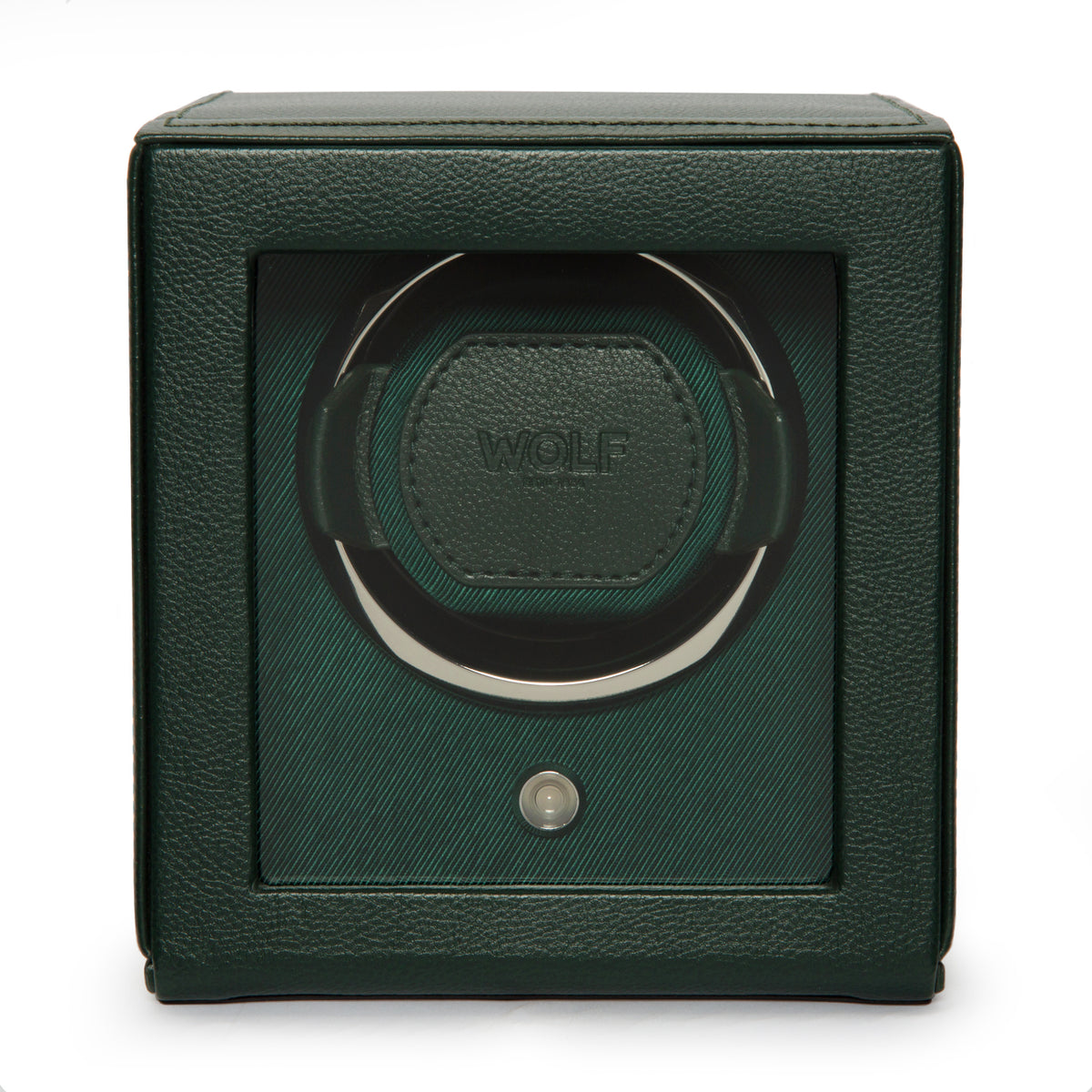 Cub Single Watch Winder With Cover (GREEN)