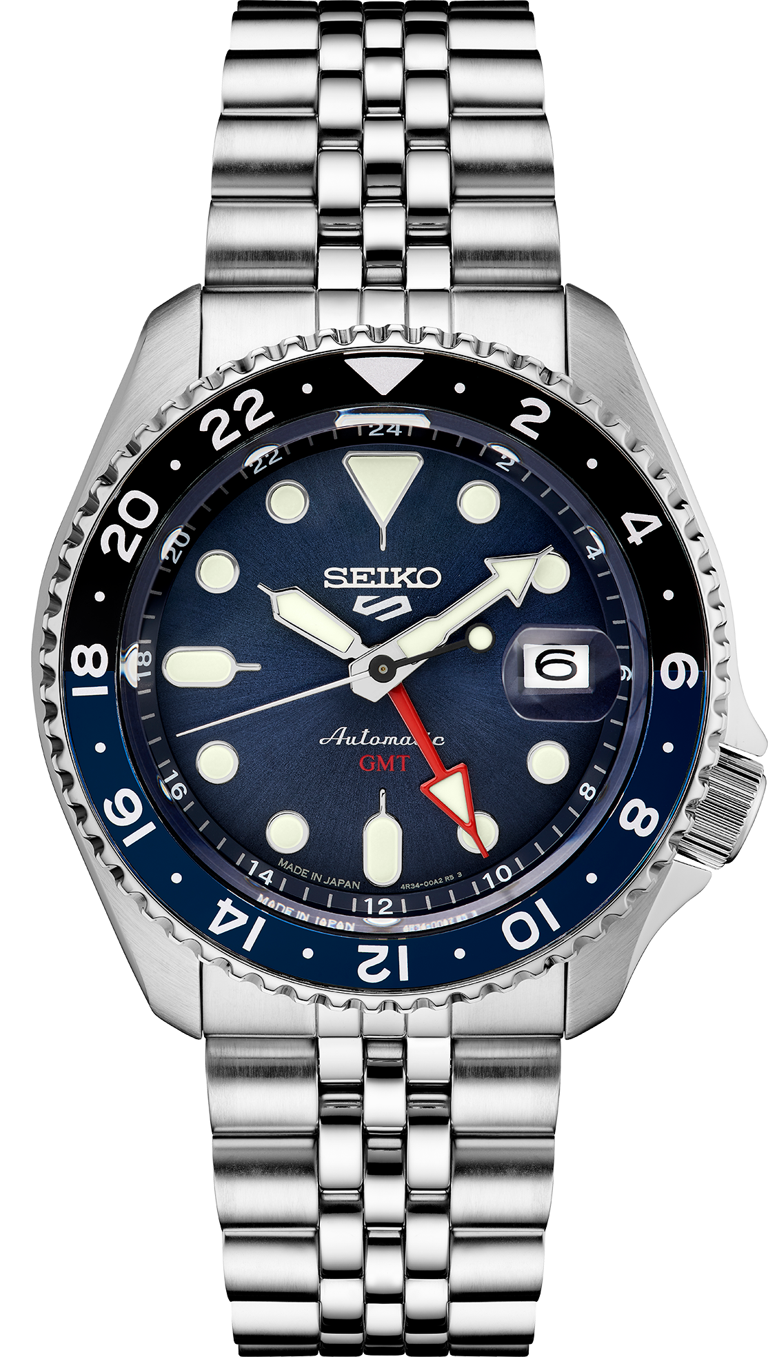 SSK003 Seiko 5 Sports SKX Sports Style GMT Series Suzuka Watches